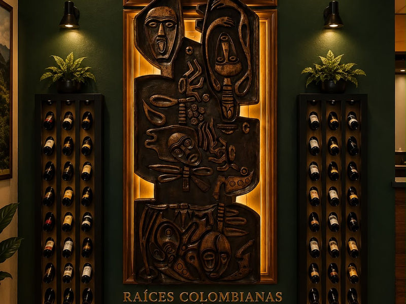 Traditional Colombian plating